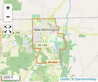 Area schools map